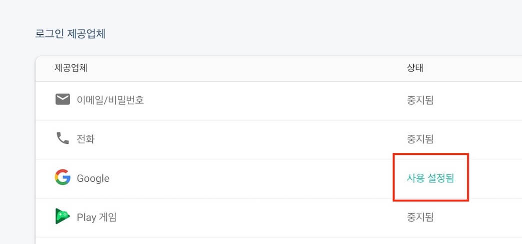 Create Firebase project