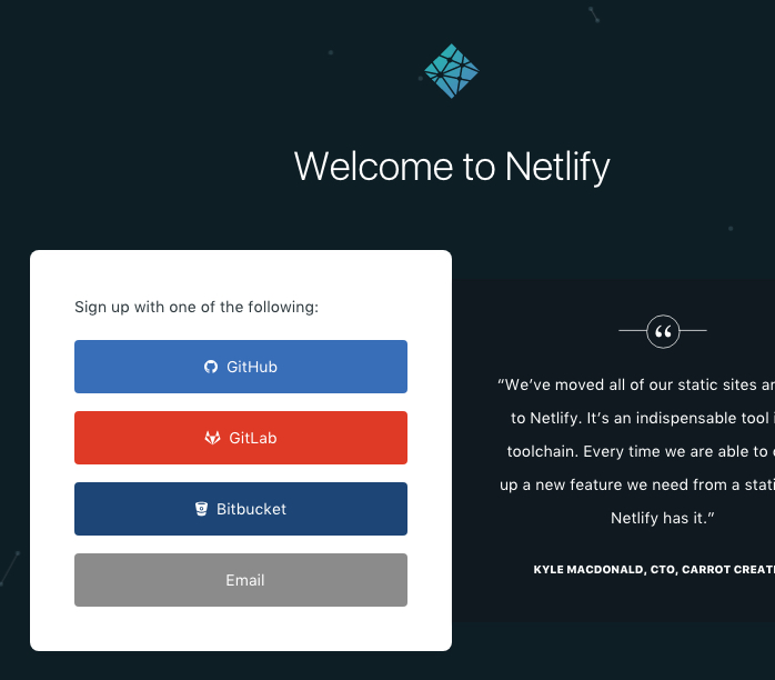 Netlify Login