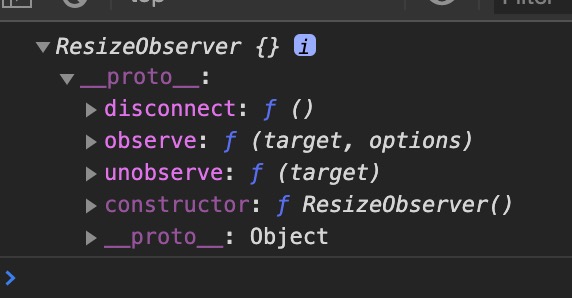 resize observer entry object