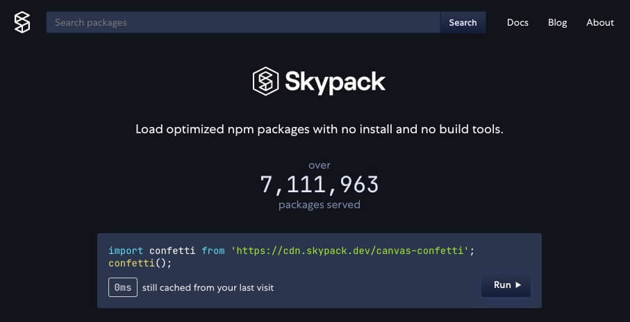 Skypack.dev