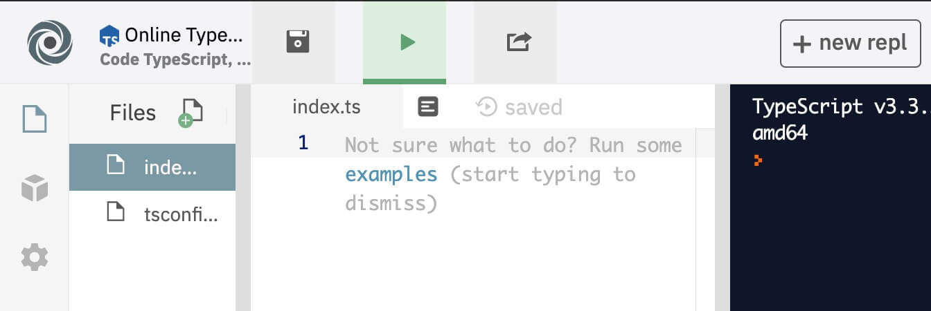 repl.io - typescript
